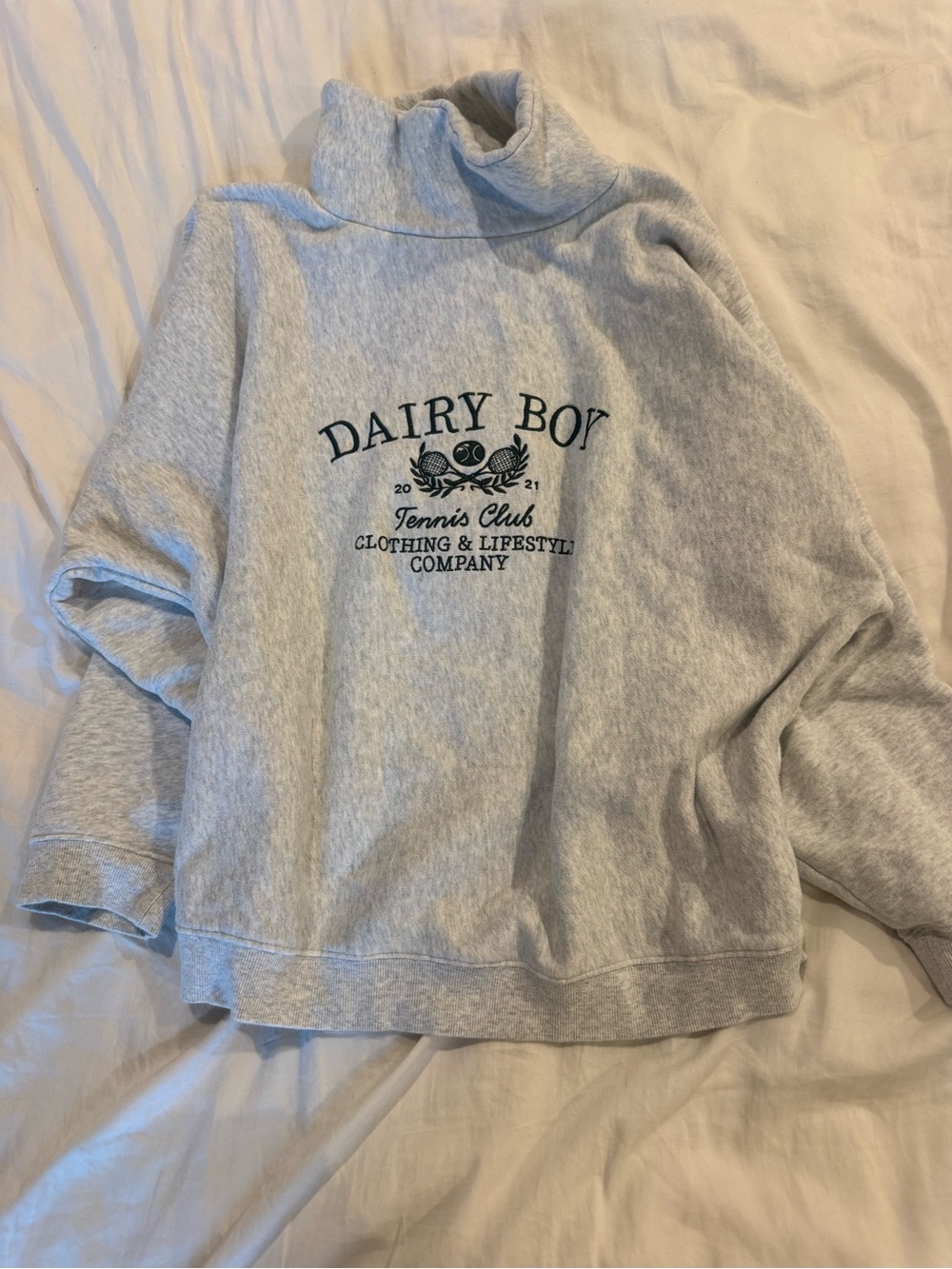 Dairy Boy mock neck sweatshirt